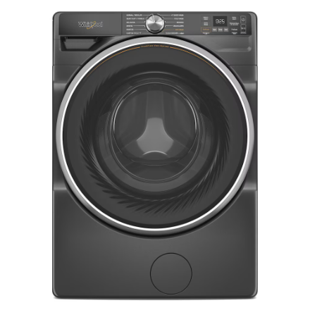 Whirlpool Laveuse à chargement frontal intelligente certifiée ENERGY STAR avec lavage intelligent IA, noir volcanique, 5,8 pi cu " ENERGY STAR® "  WFW6720RU