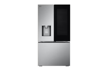 Réfrigérateur à deux portes 24,5 pi³ 33 po avec distributeur d'eau et de glaçons de LG (LF25S6560S) - Inox